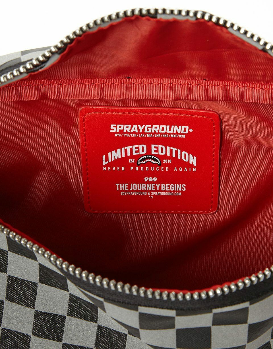 REFLECTIVE SHARKS IN PARIS CROSSBODY | Sprayground Bargain