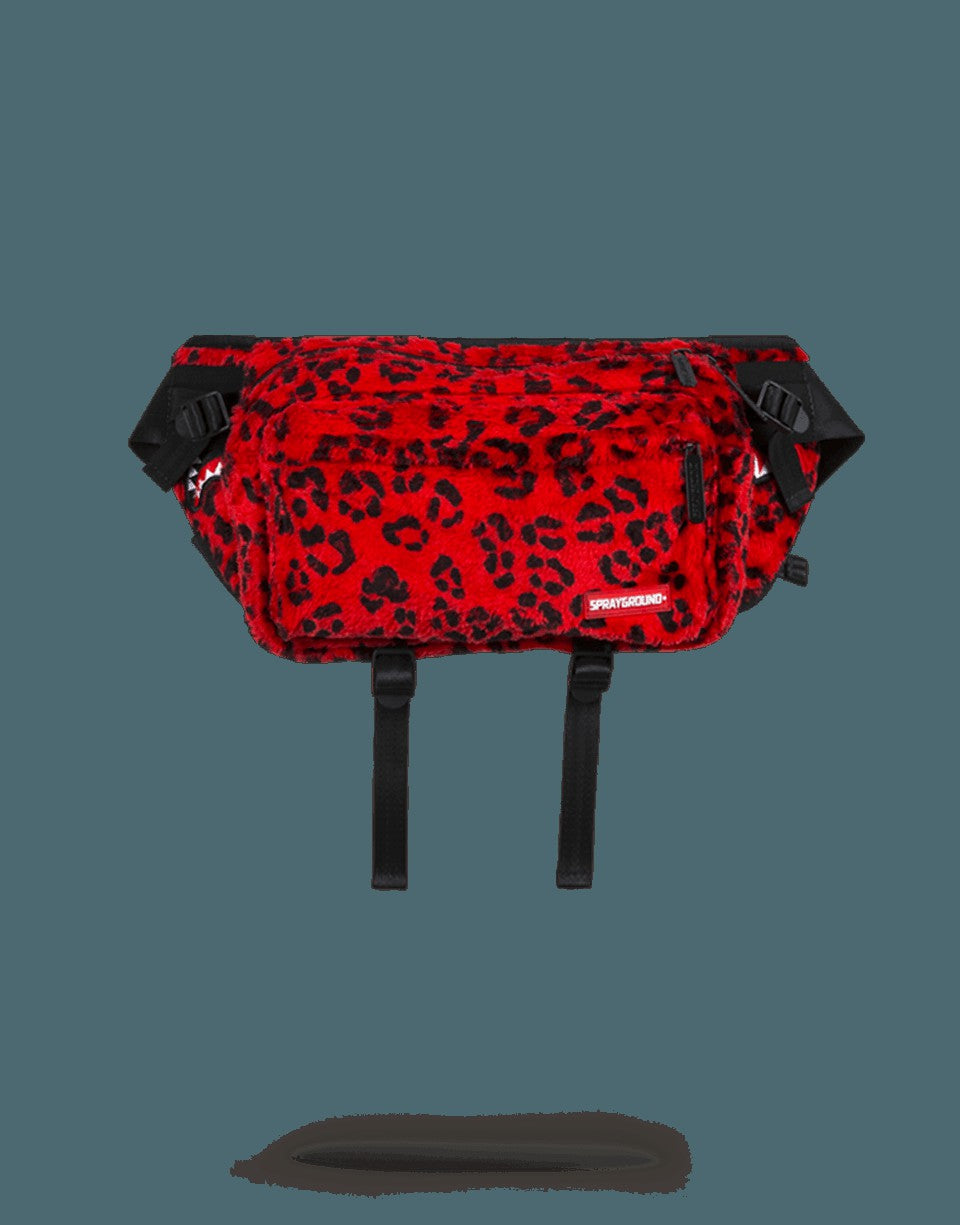 RED LEOPARD CROSSBODY TRANSPORTER | Sprayground Hot Deal