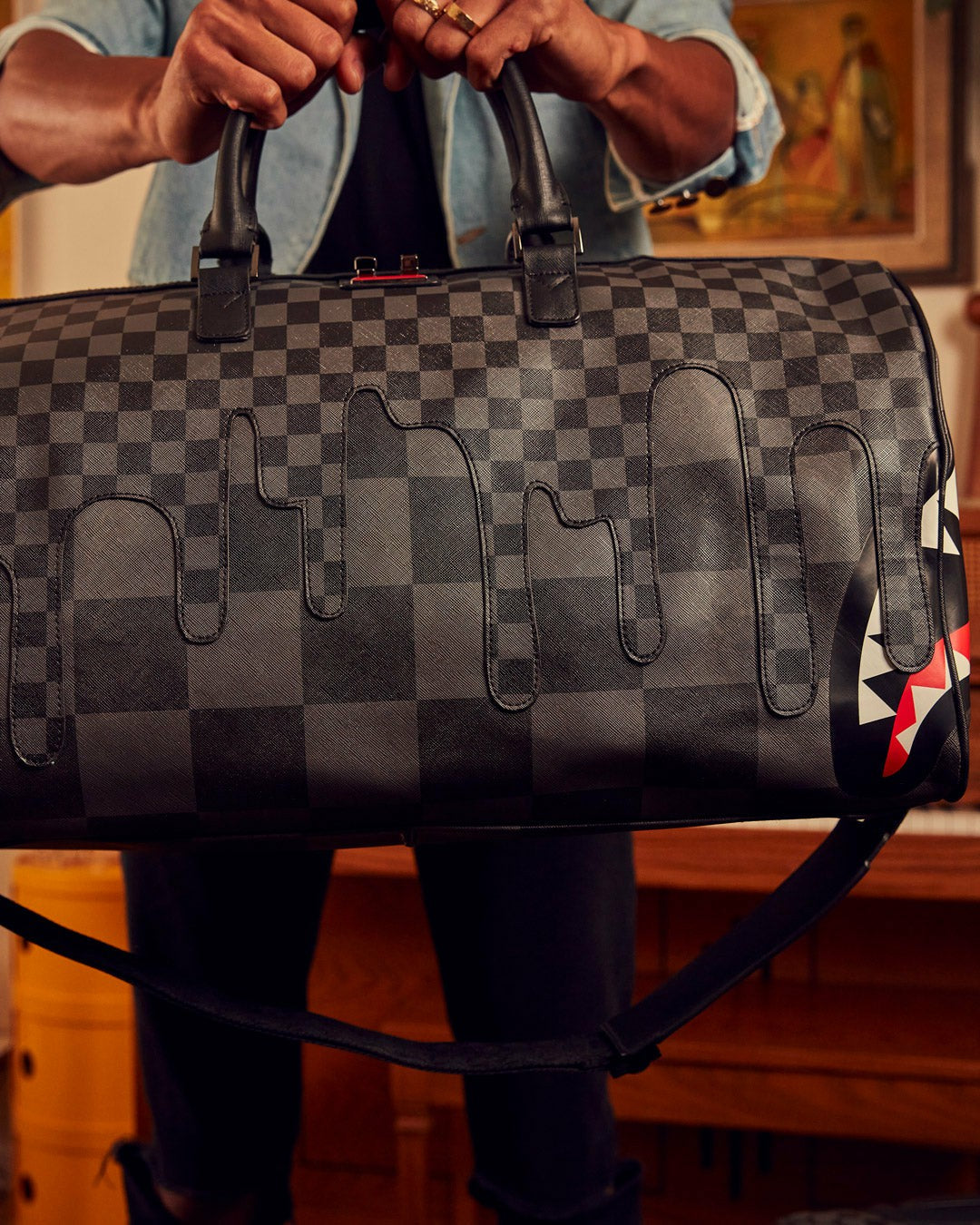 XTC GREY SHARKS IN PARIS DUFFLE | Sprayground Sale