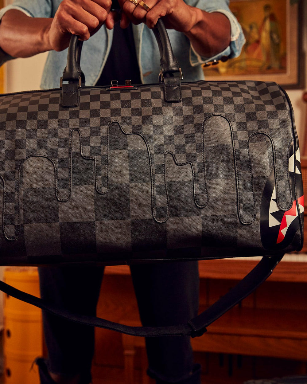 XTC GREY SHARKS IN PARIS DUFFLE | Sprayground Sale