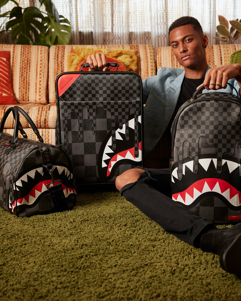XTC GREY SHARKS IN PARIS DUFFLE | Sprayground Sale