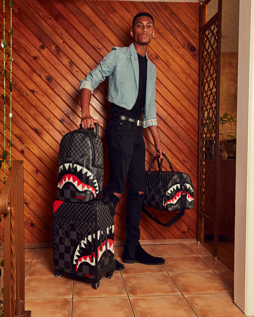 XTC GREY SHARKS IN PARIS DUFFLE | Sprayground Sale