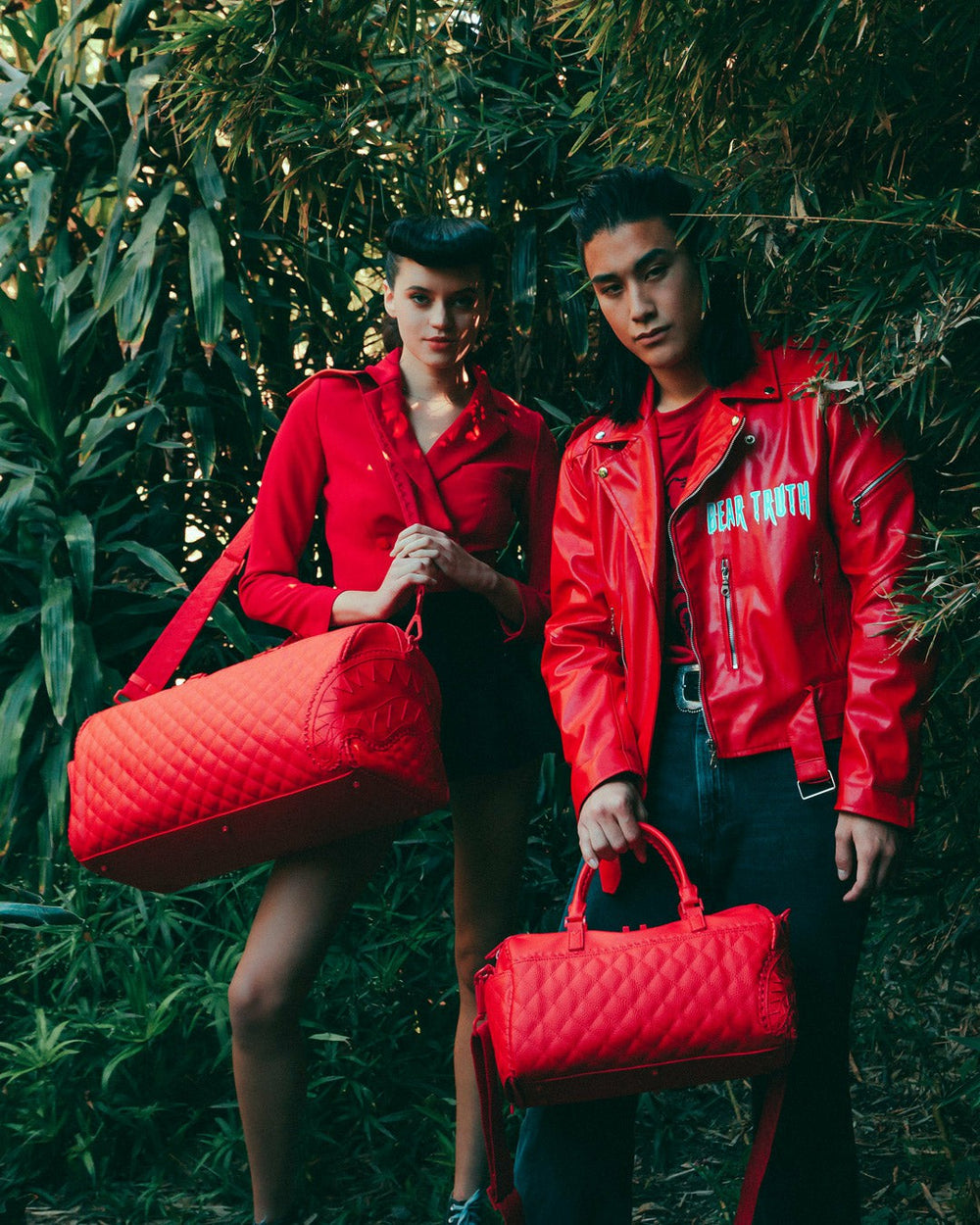 RED RIVIERA EMPEROR DUFFLE | Sprayground Outlets