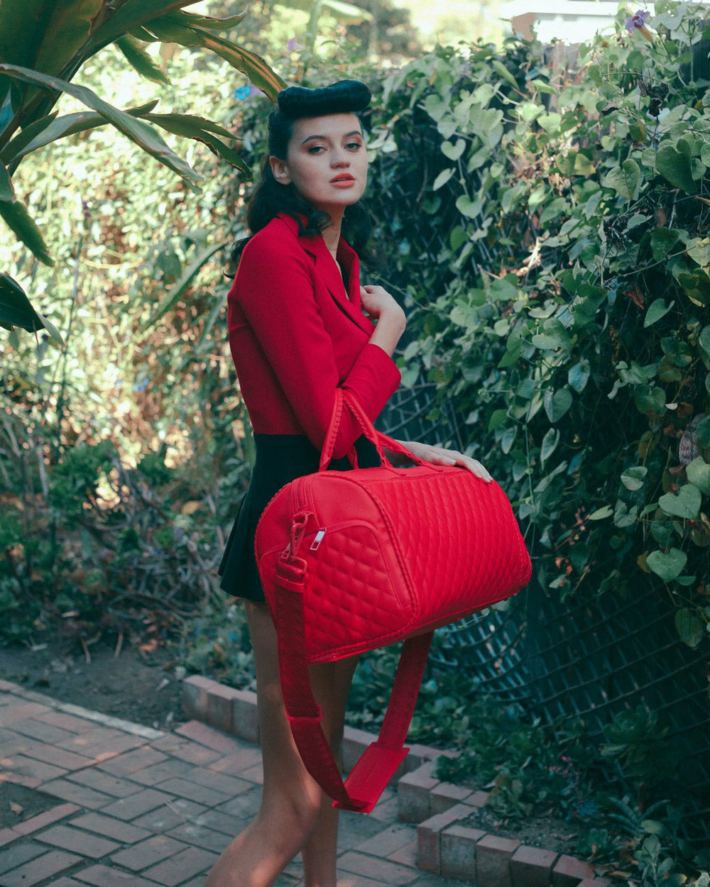 RED RIVIERA EMPEROR DUFFLE | Sprayground Outlets