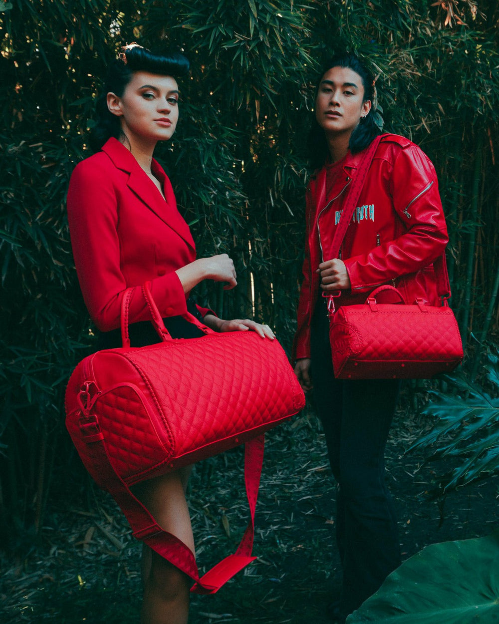 RED RIVIERA MINI DUFFLE | Sprayground Bargain