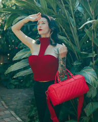 RED RIVIERA MINI DUFFLE | Sprayground Bargain