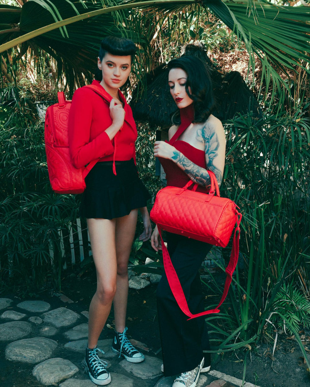 RED RIVIERA MINI DUFFLE | Sprayground Bargain