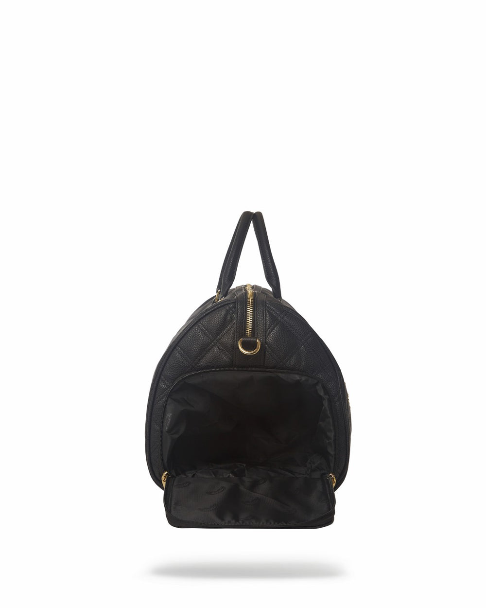 NOIR QUILT GOLD CHAIN SHARK DUFFLE | Sprayground Discounted
