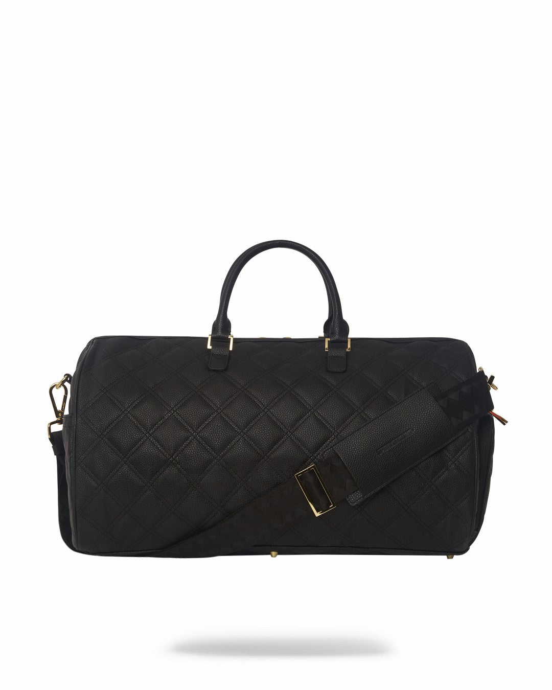 NOIR QUILT GOLD CHAIN SHARK DUFFLE | Sprayground Discounted