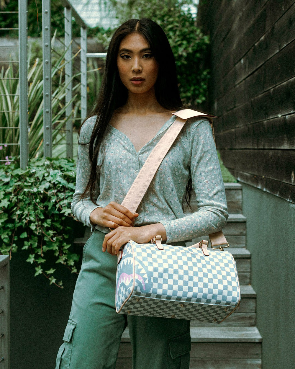 ROSE ALL DAY LA PALAIS MINI DUFFLE | Sprayground Sale