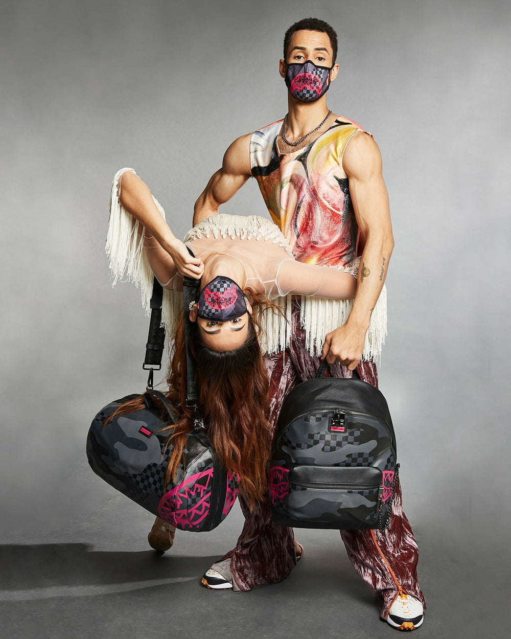3AM PINK DRIP TUBE DUFFLE | Sprayground Limited Offer
