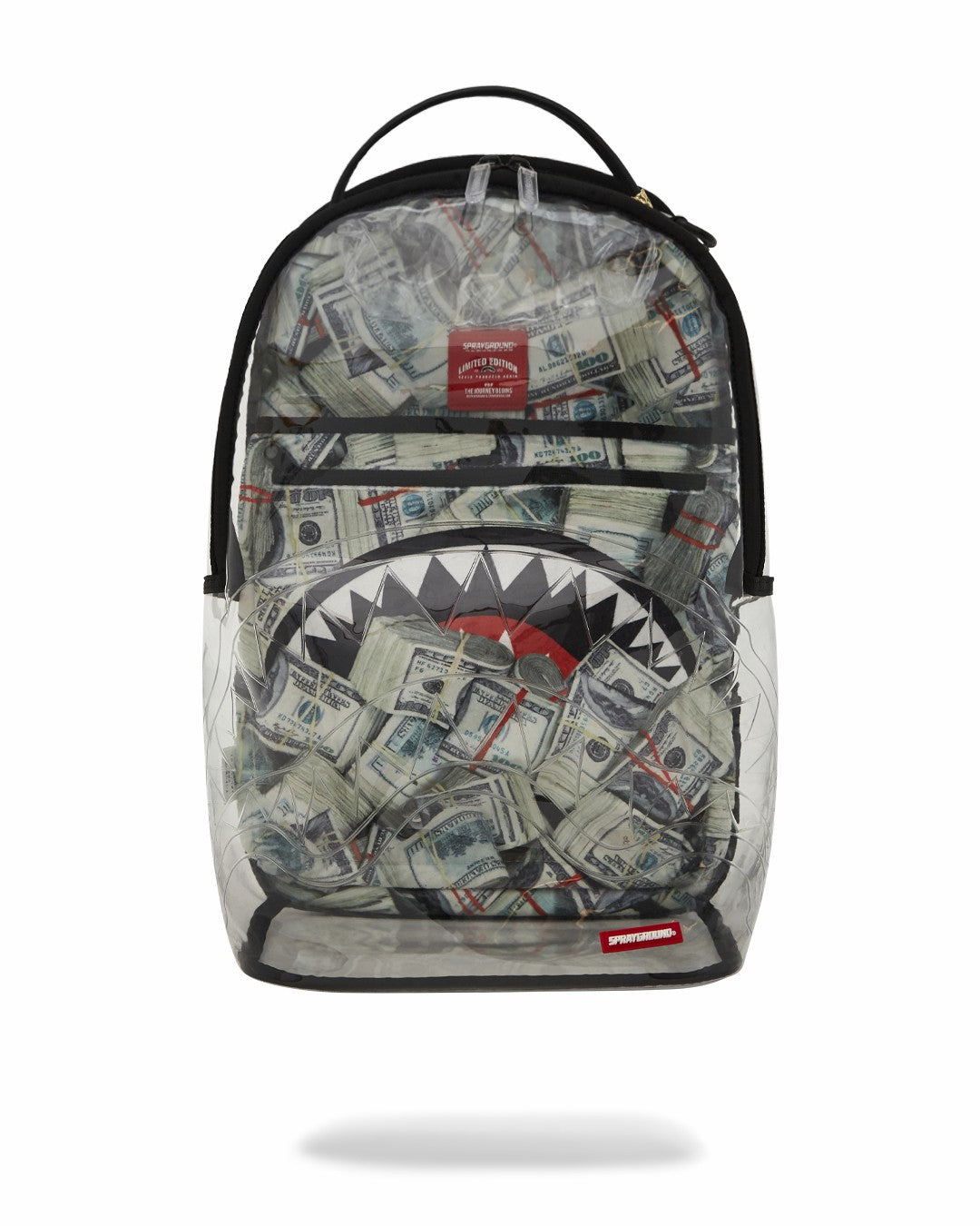 CLEAR BACKPACK - MONEY CHOMP | Sprayground On Sale