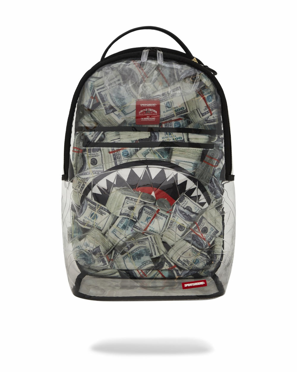 CLEAR BACKPACK - MONEY CHOMP | Sprayground On Sale