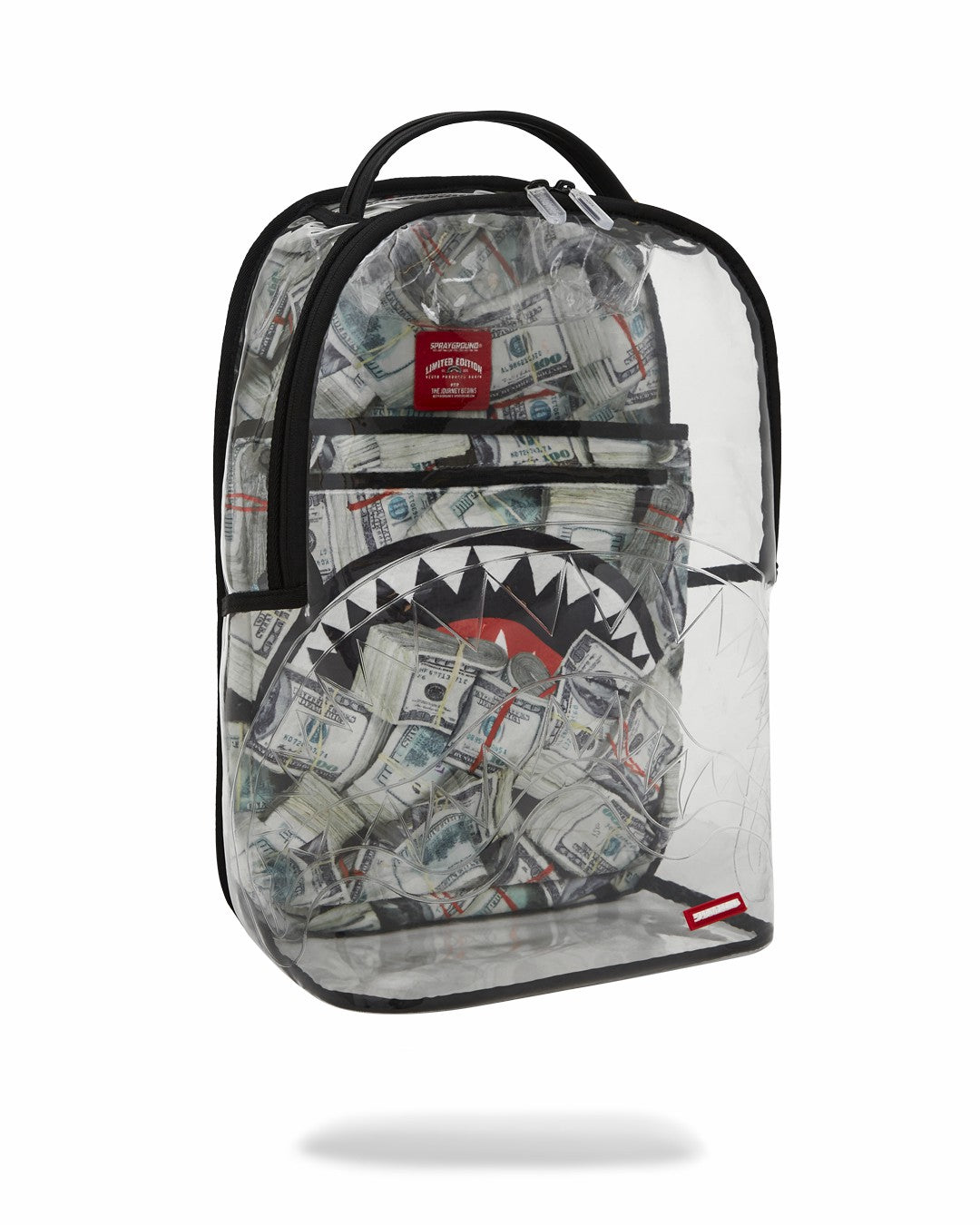 CLEAR BACKPACK - MONEY CHOMP | Sprayground On Sale