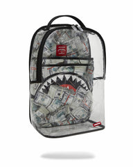 CLEAR BACKPACK - MONEY CHOMP | Sprayground On Sale