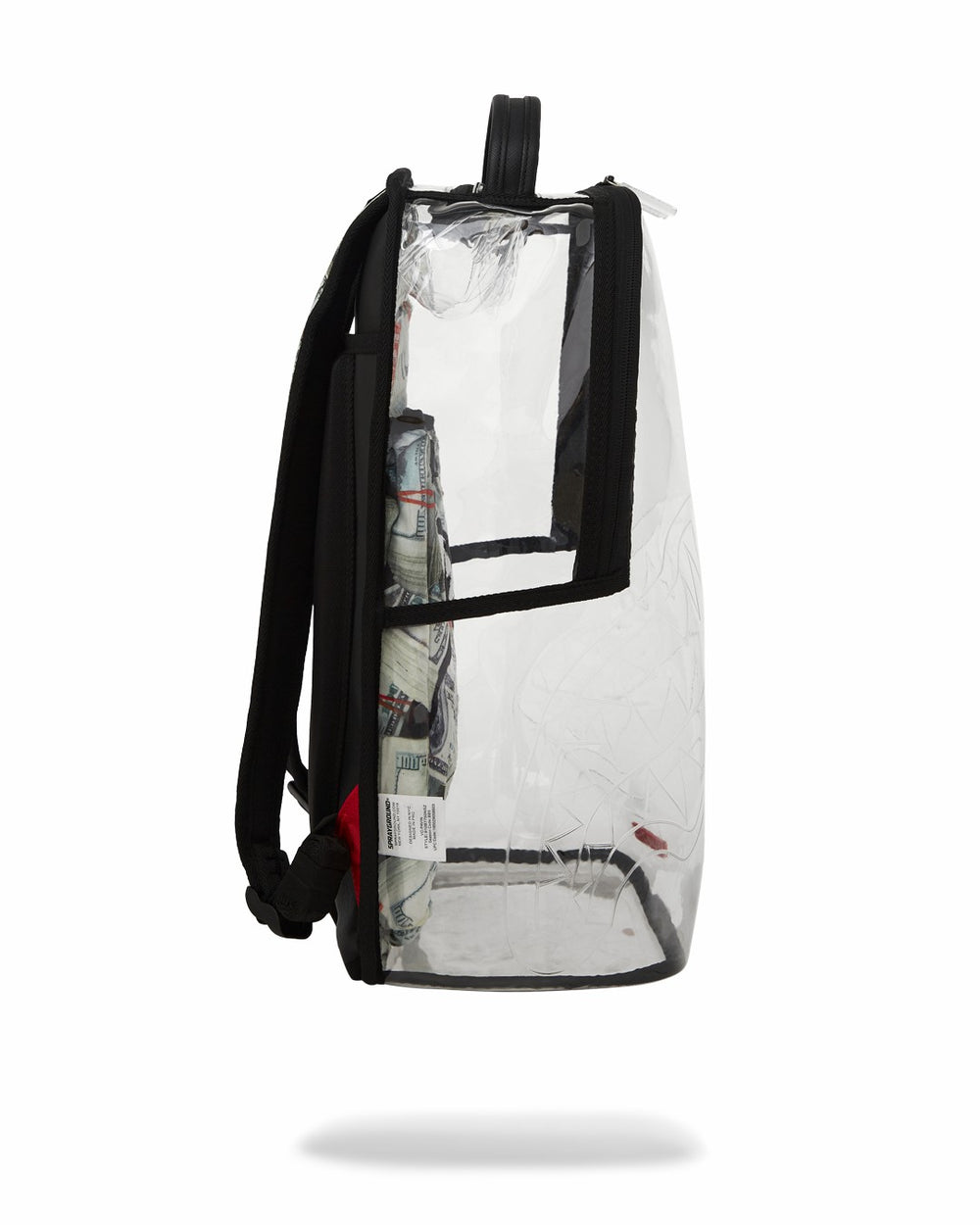CLEAR BACKPACK - MONEY CHOMP | Sprayground On Sale