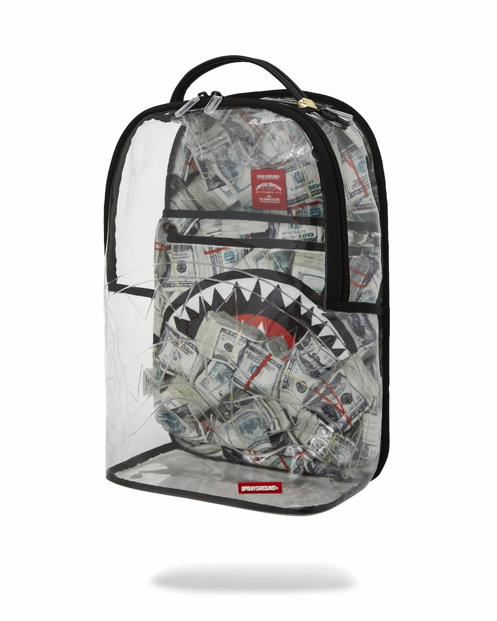 CLEAR BACKPACK - MONEY CHOMP | Sprayground On Sale