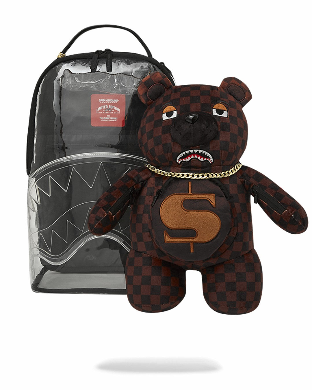 CLEAR BACKPACK - SHARKS IN PARIS BEAR | Sprayground Sale