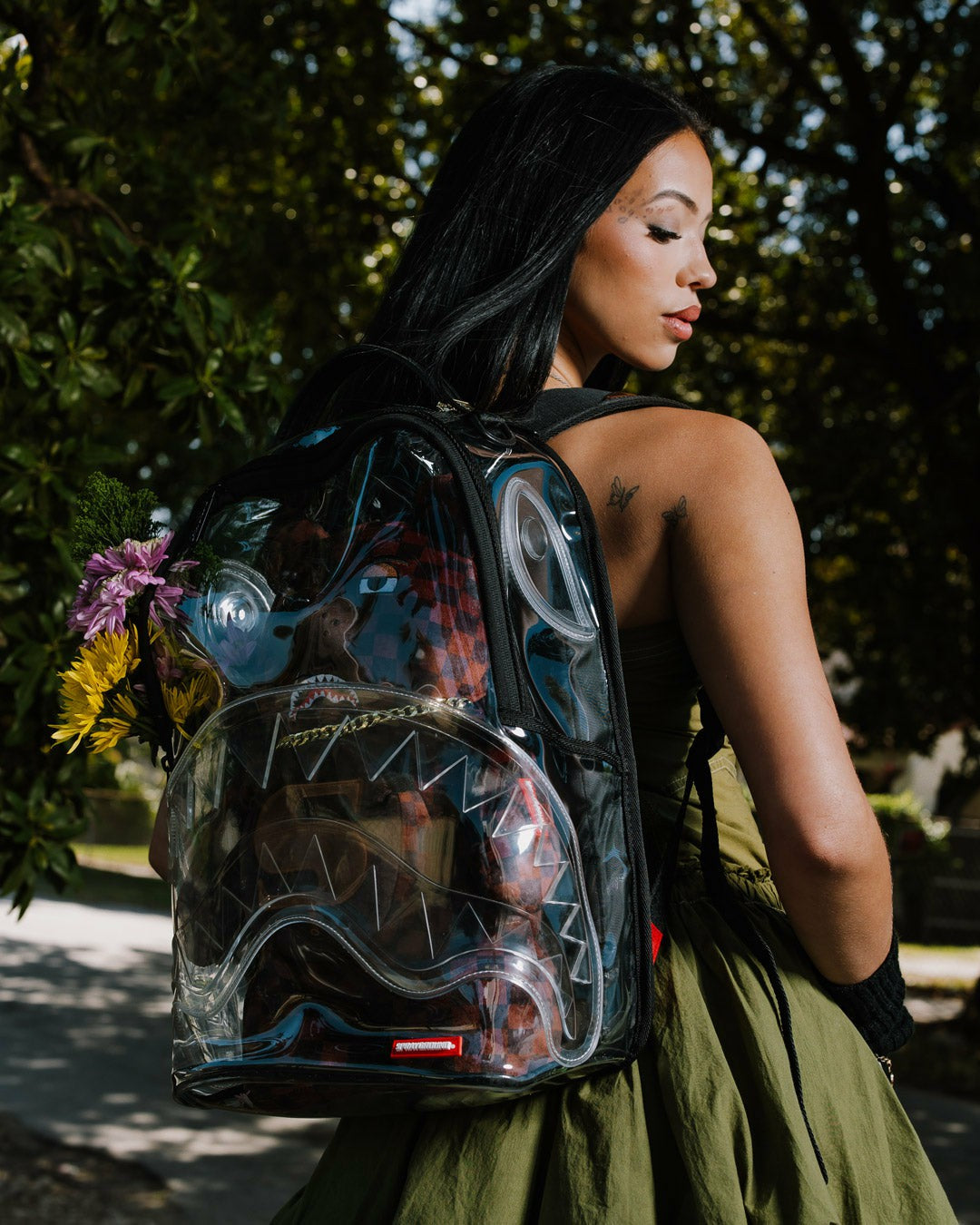 CLEAR BACKPACK - SHARKS IN PARIS BEAR | Sprayground Sale