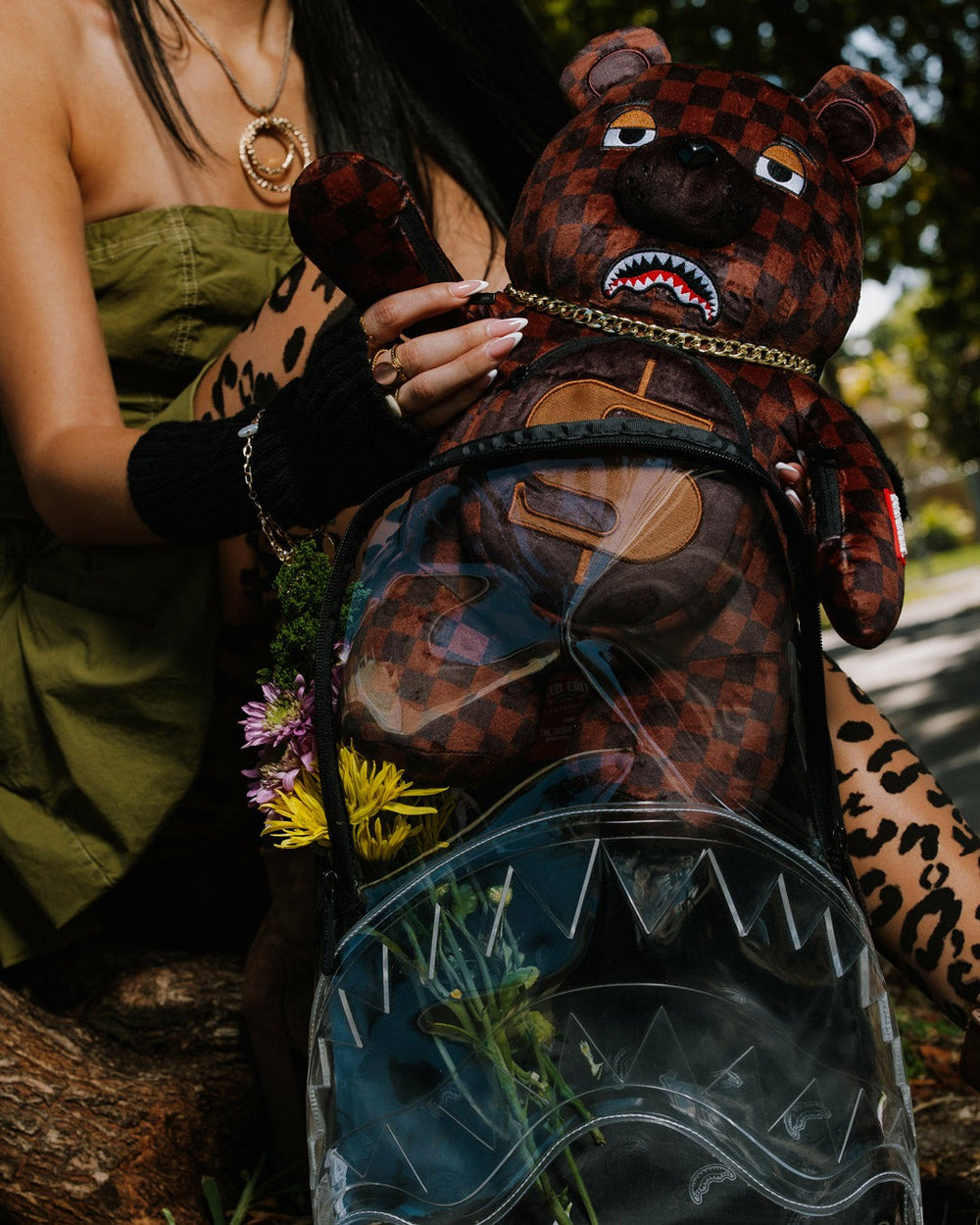 CLEAR BACKPACK - SHARKS IN PARIS BEAR | Sprayground Sale