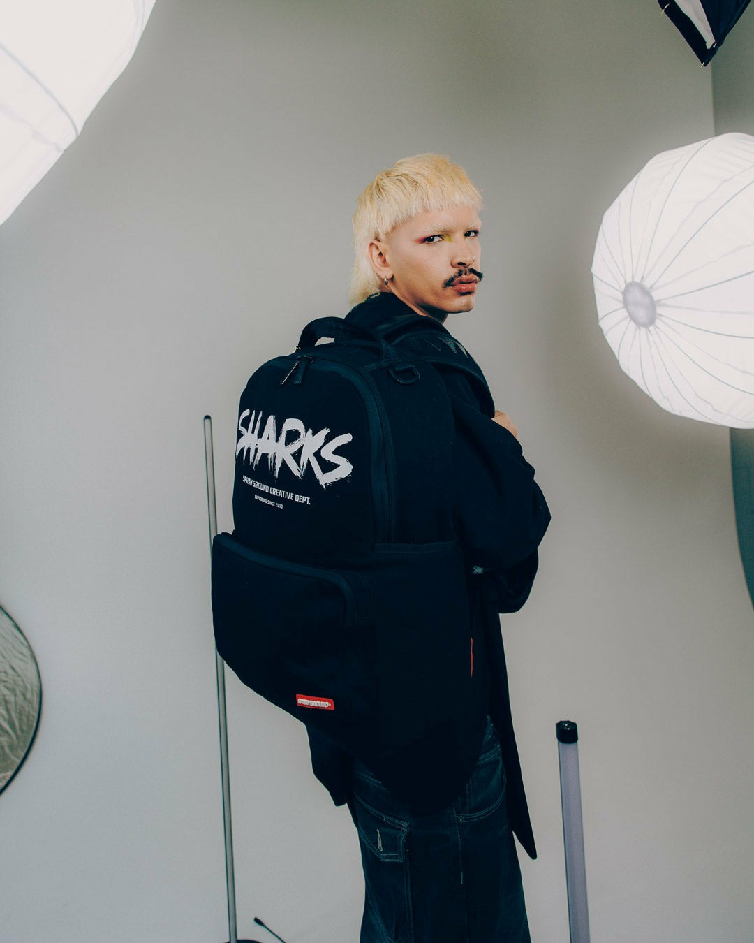 SHARKS CREATIVE DEPT CARGO HERO BACKPACK | Sprayground Sale