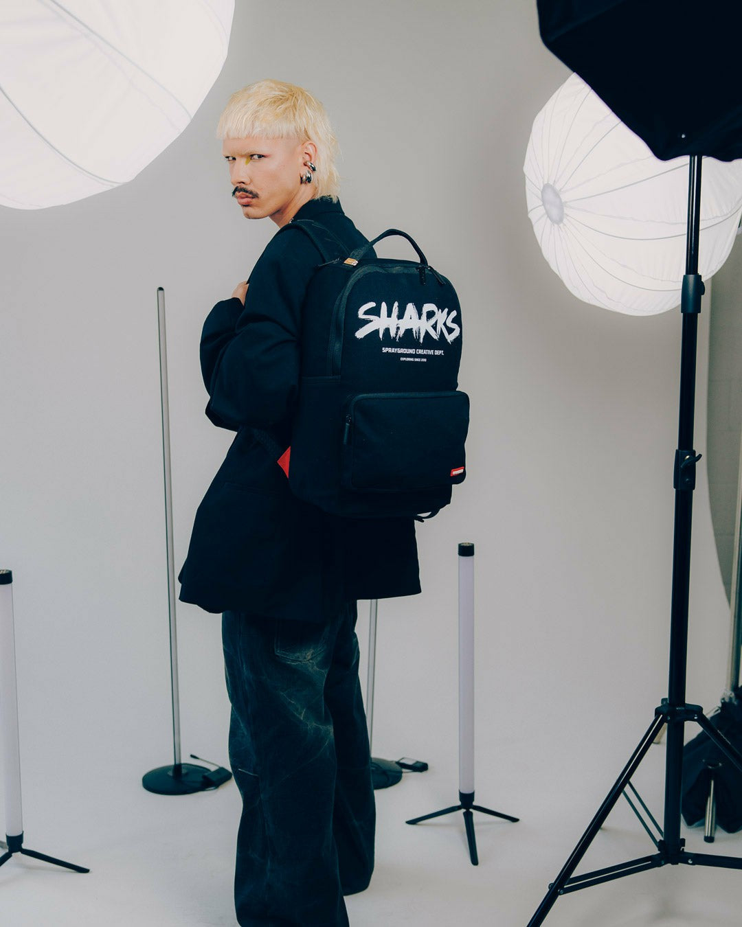 SHARKS CREATIVE DEPT CARGO HERO BACKPACK | Sprayground Sale