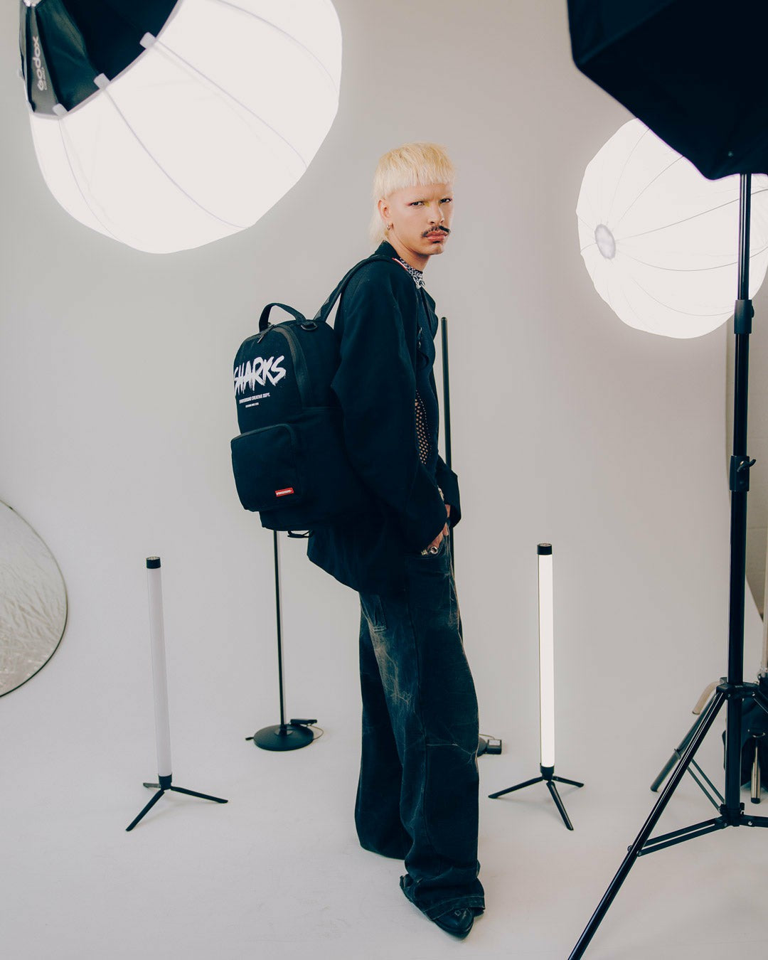 SHARKS CREATIVE DEPT CARGO HERO BACKPACK | Sprayground Sale