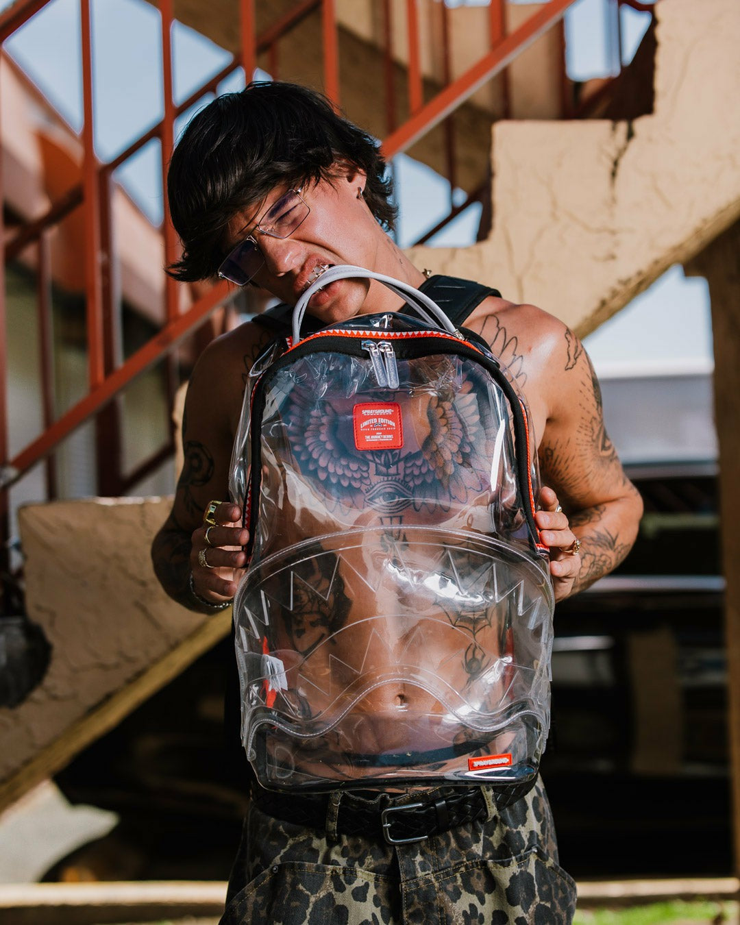 100% CLEAR BACKPACK SHARK | Sprayground Discounted