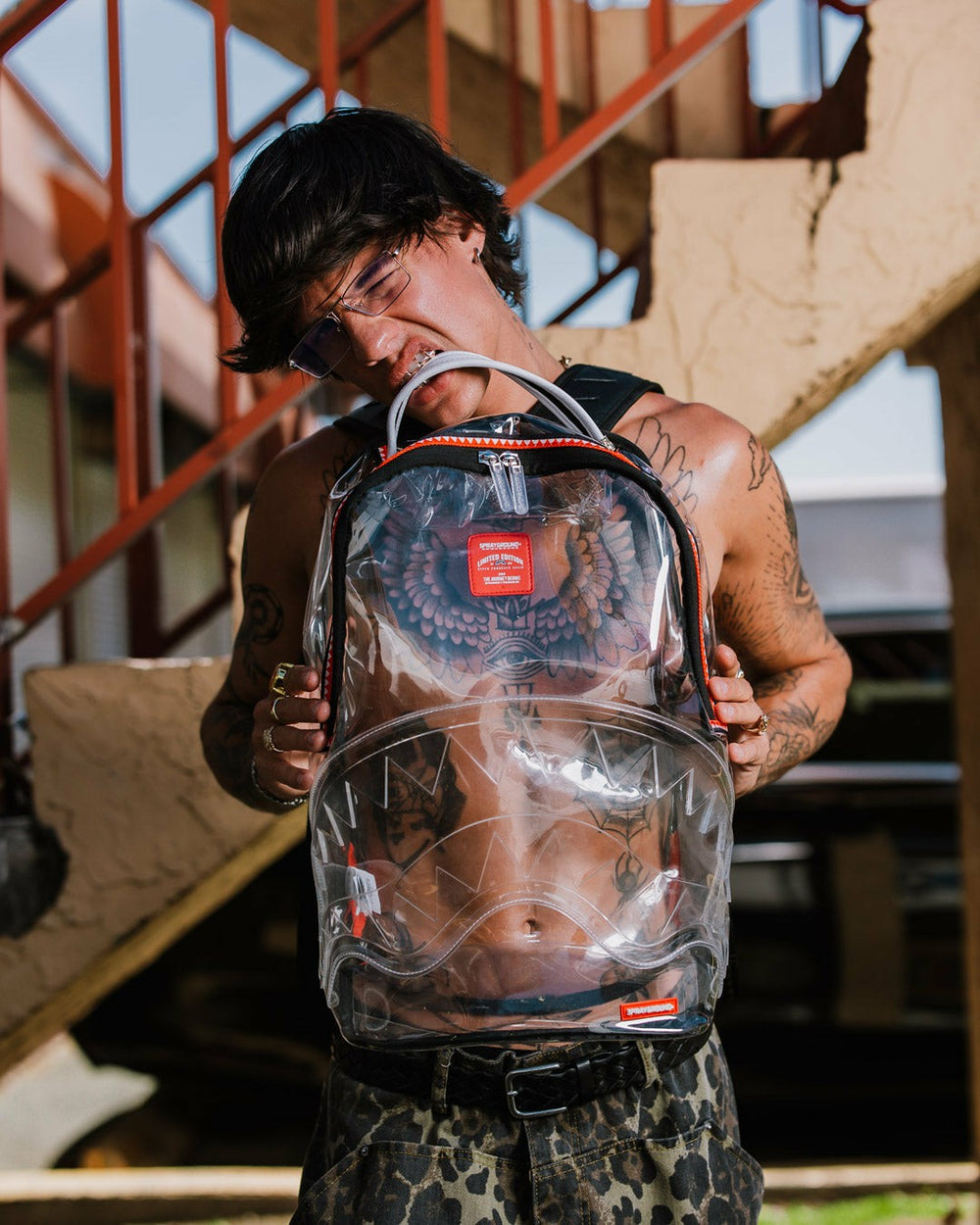 100% CLEAR BACKPACK SHARK | Sprayground Discounted