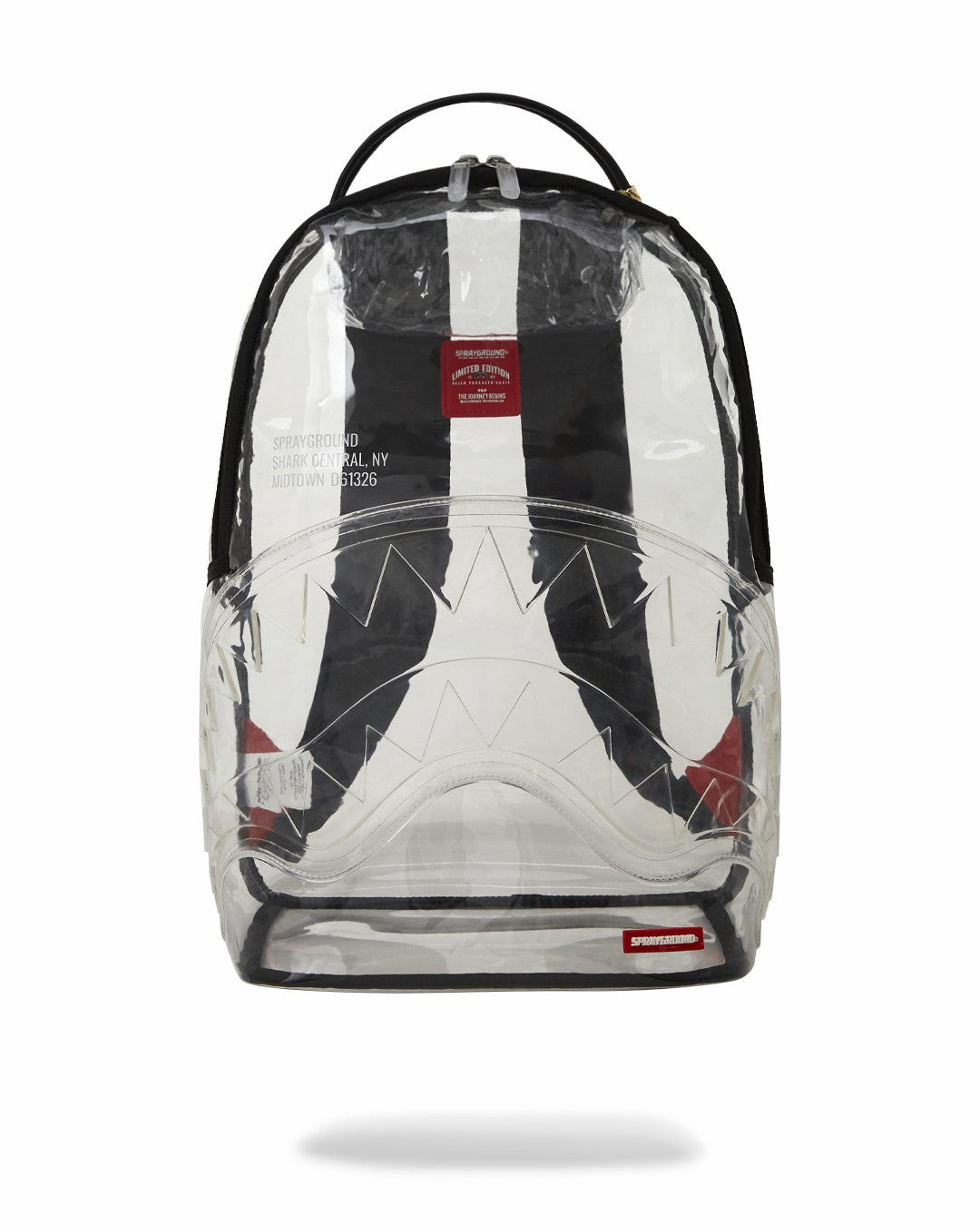 100% CLEAR BACKPACK - SHARK CENTRAL | Sprayground Exclusive Deal