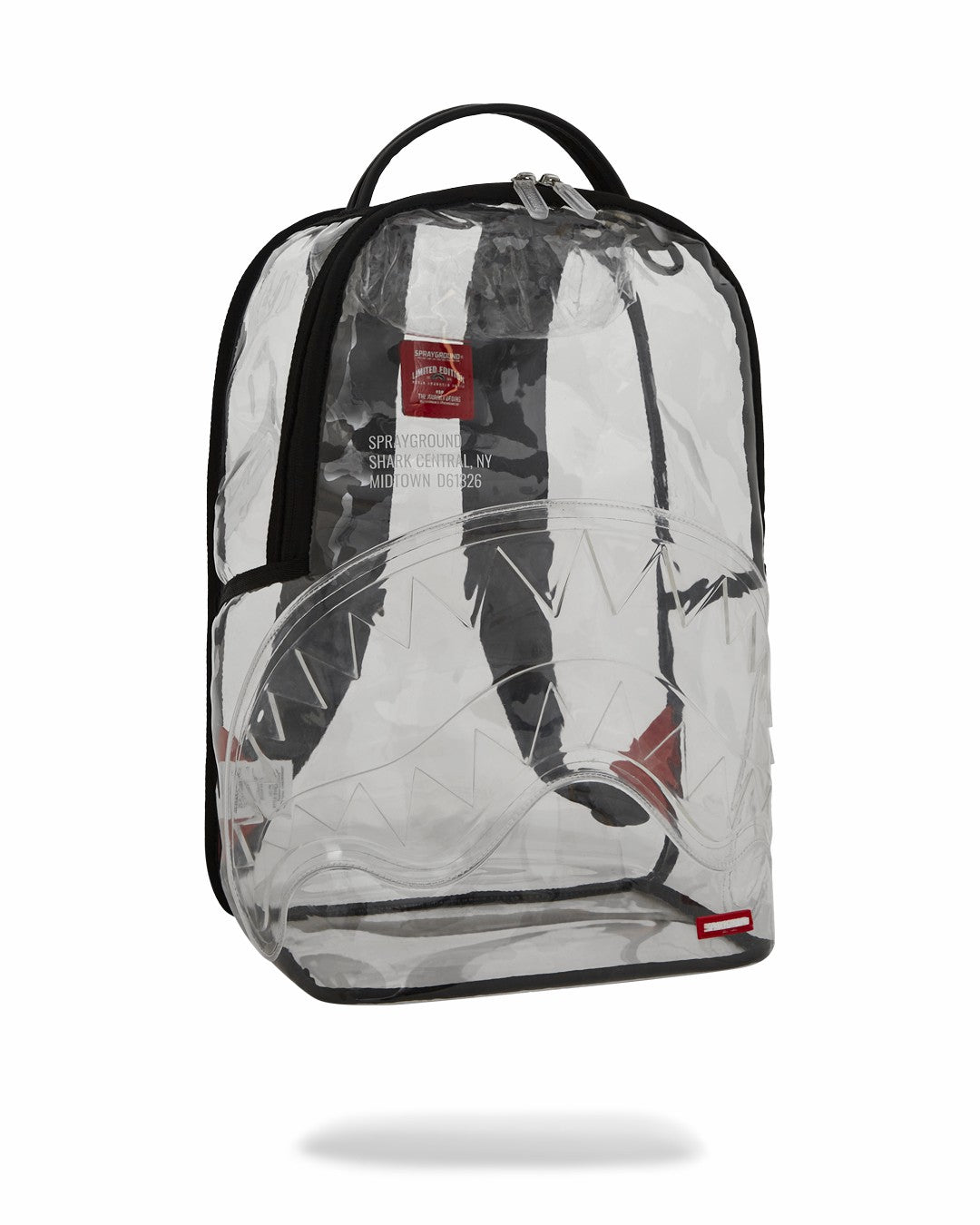 100% CLEAR BACKPACK - SHARK CENTRAL | Sprayground Exclusive Deal