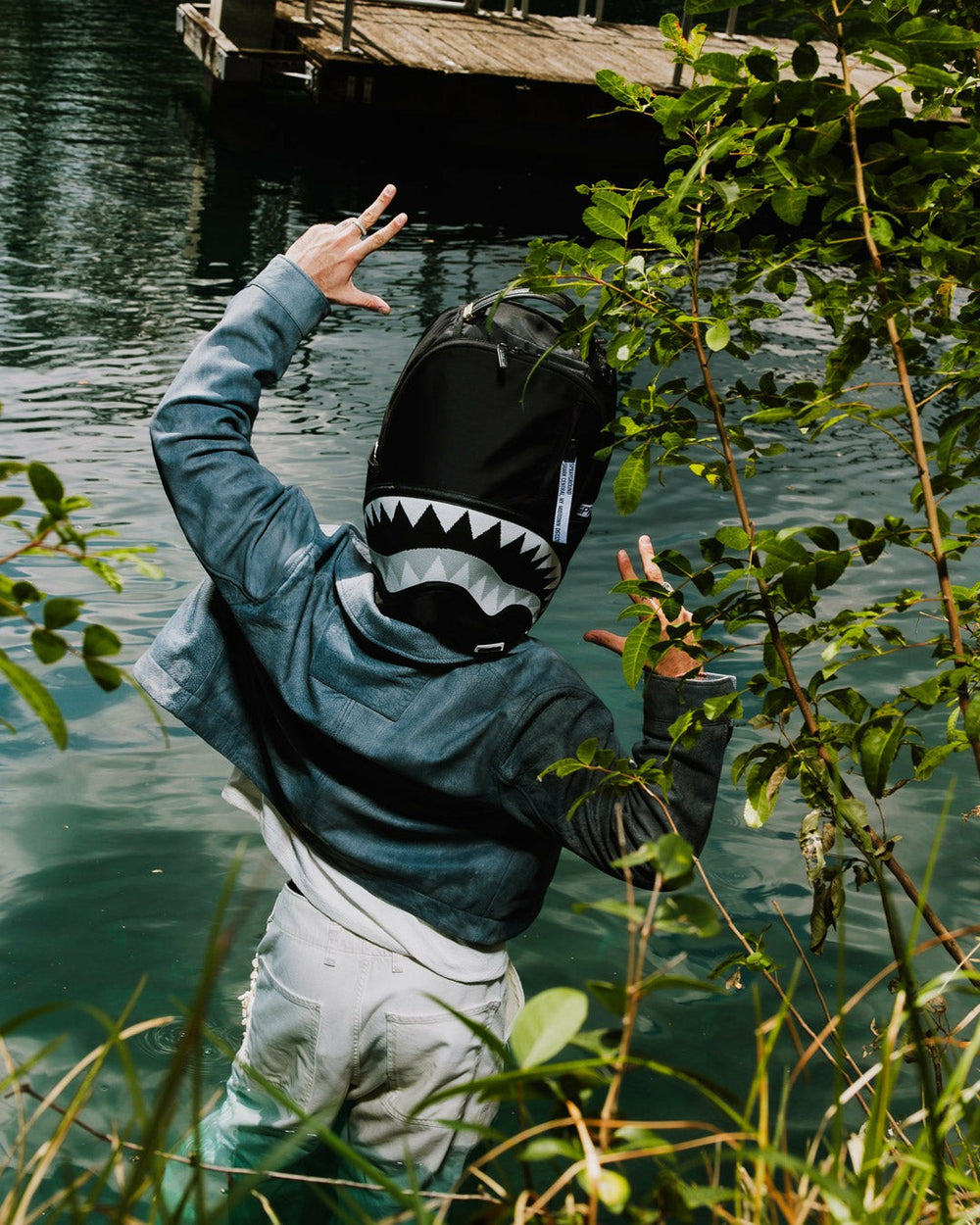 SHARK CENTRAL DANGER ZONE BACKPACK | Sprayground Limited Offer