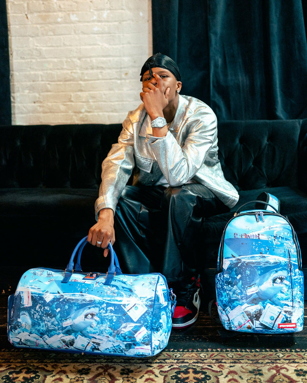 THE SHARK PARTY DUFFLE | Sprayground Discounted