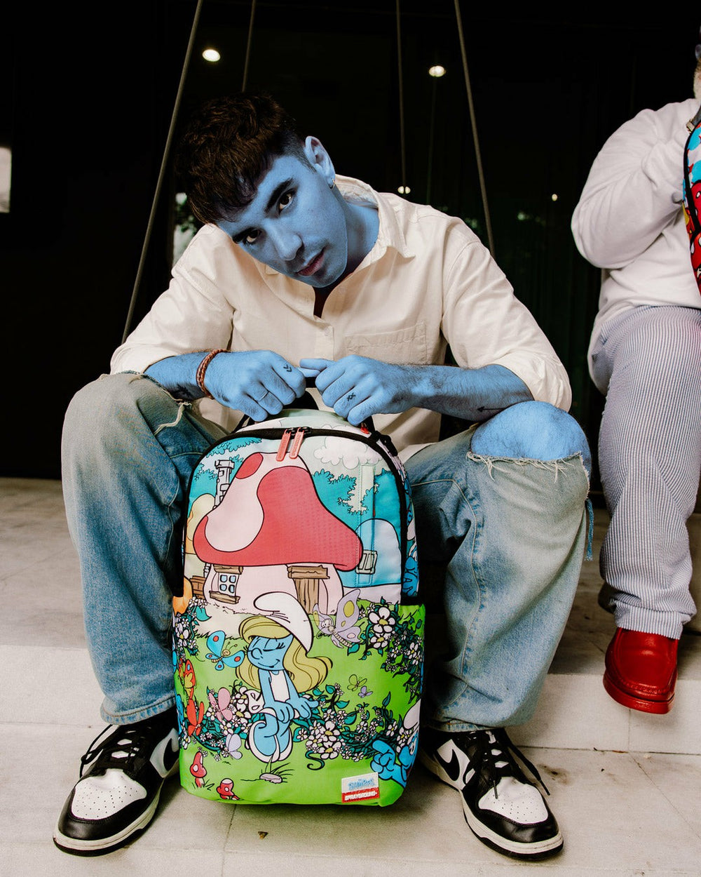SMURFS IN THE GARDEN BACKPACK | Sprayground Outlets