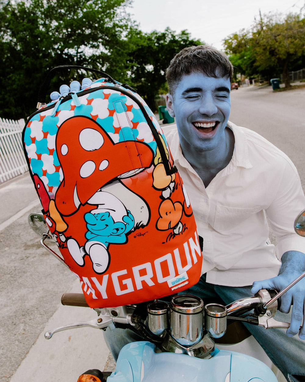 SMURFS SLEEPY DAYZ BACKPACK | Sprayground Bargain