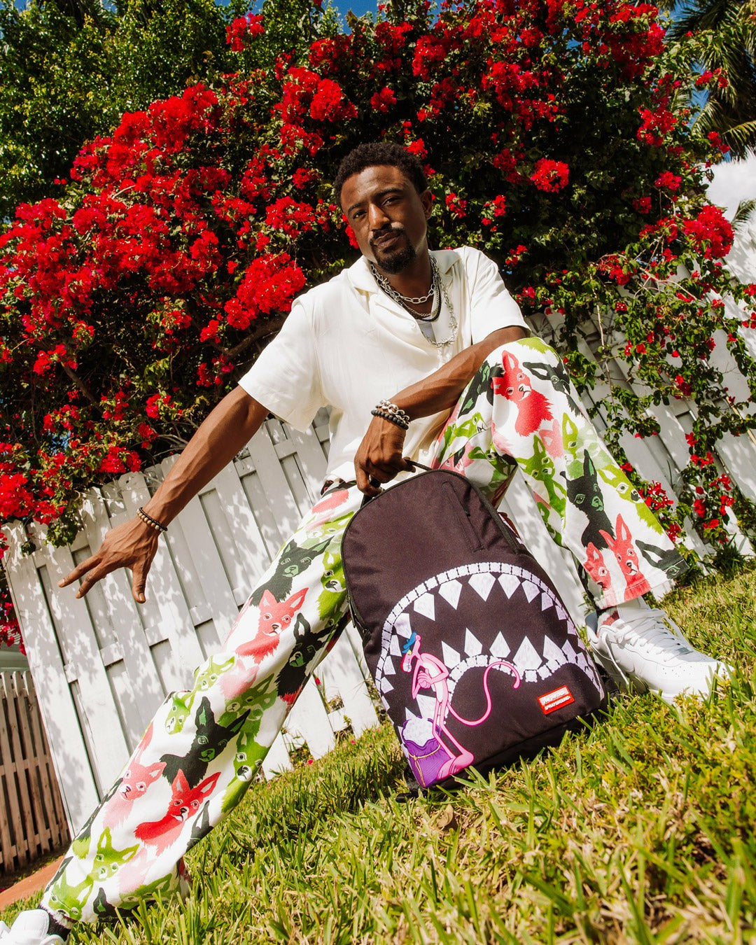 PINK PANTHER DIAMOND BITE BACKPACK | Sprayground On Sale