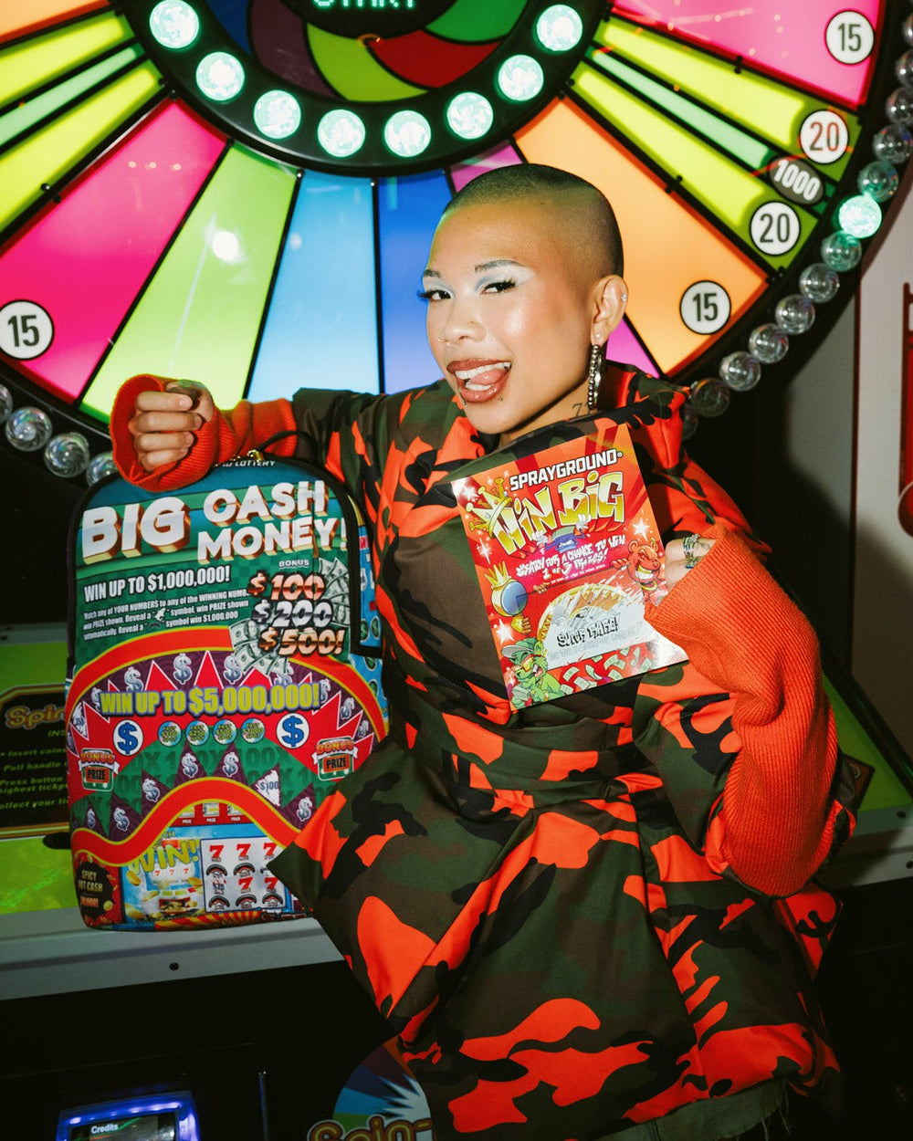 BIG MONEY BIG MONEY BACKPACK (COMES WITH SCRATCH OFF PLAYING CARD) | Sprayground Value Deal
