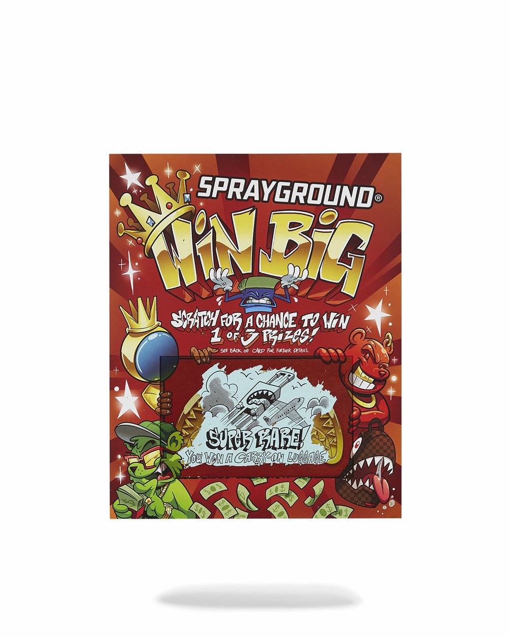 BIG MONEY BIG MONEY BACKPACK (COMES WITH SCRATCH OFF PLAYING CARD) | Sprayground Value Deal