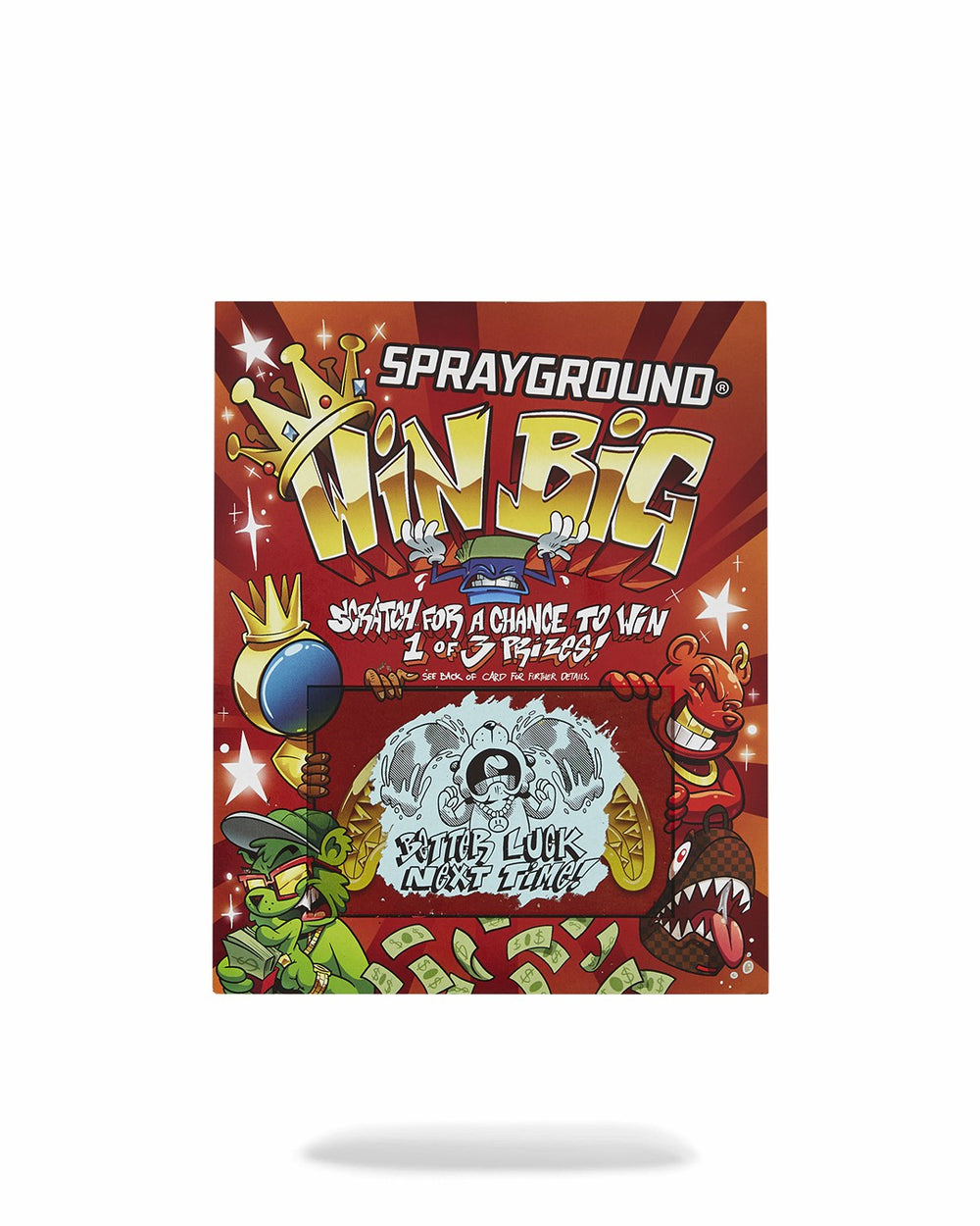 BIG MONEY BIG MONEY BACKPACK (COMES WITH SCRATCH OFF PLAYING CARD) | Sprayground Value Deal