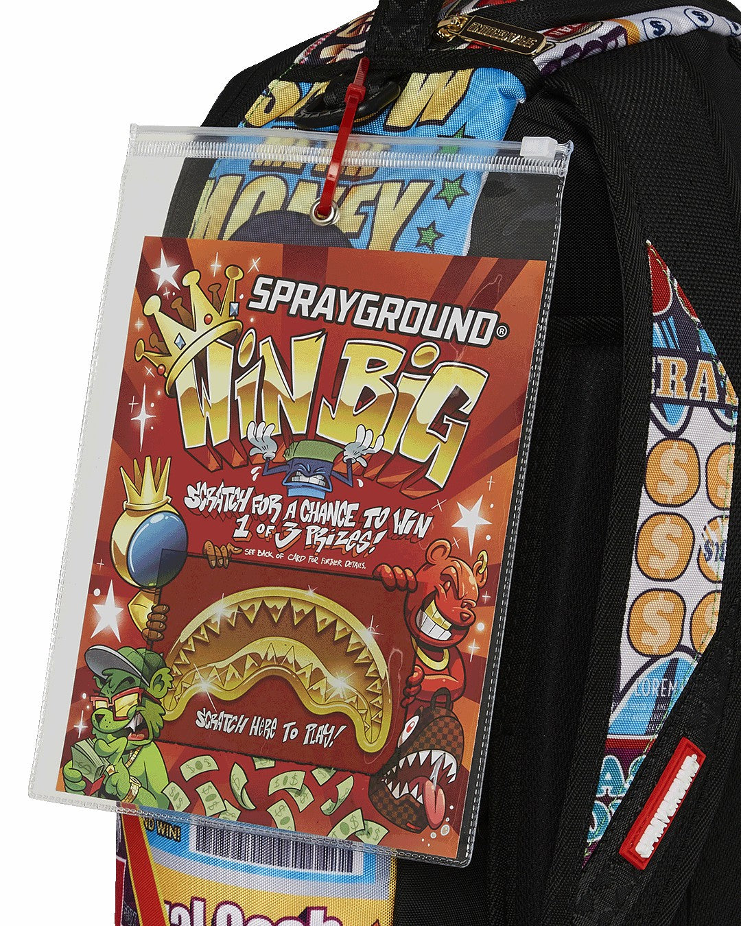 BIG MONEY BIG MONEY BACKPACK (COMES WITH SCRATCH OFF PLAYING CARD) | Sprayground Value Deal