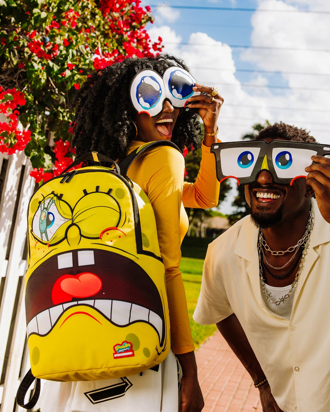 SPONGEBOB EYE POP REMOVABLE EYES BACKPACK | Sprayground Outlets