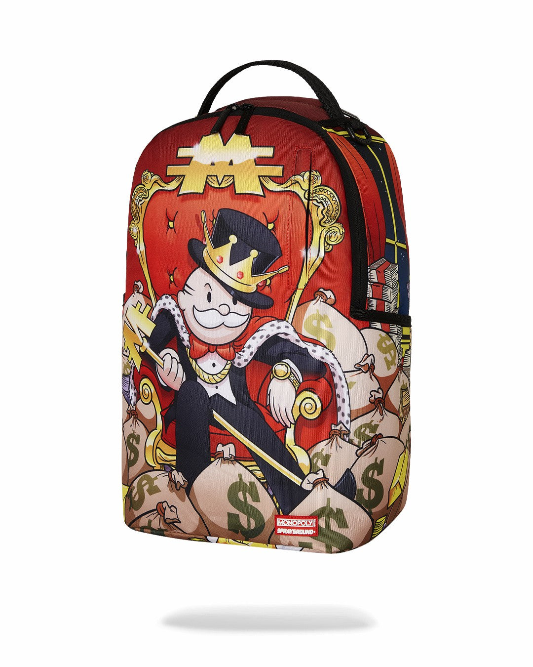MONOPOLY GOLD EMPIRE THRONE BACKPACK | Sprayground Exclusive Deal