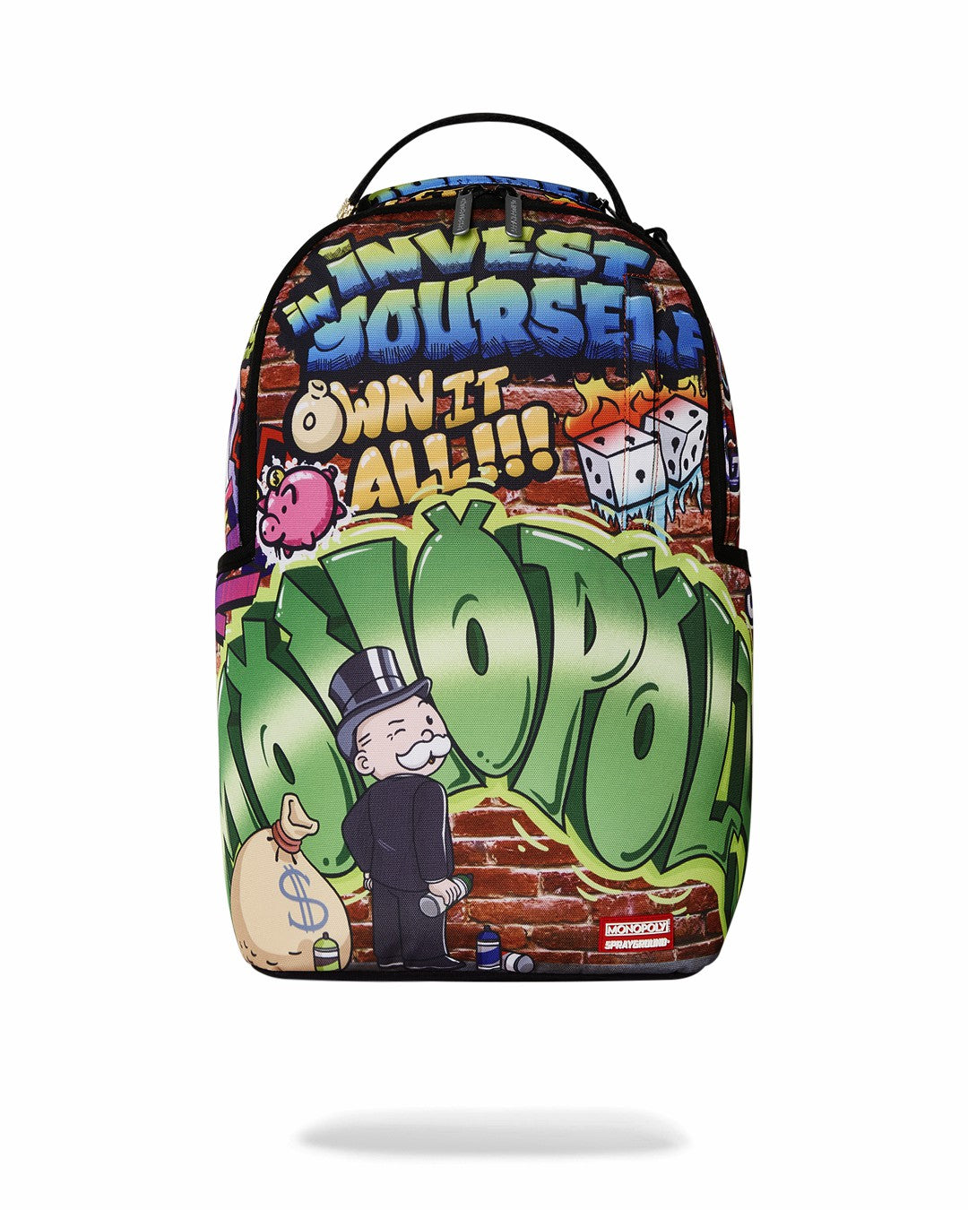 MONOPOLY GRAFFITI GOLD RUSH DLXR BACKPACK | Sprayground Special Offer