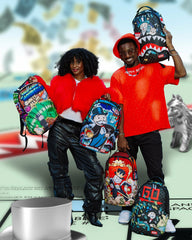 MONOPOLY GRAFFITI GOLD RUSH DLXR BACKPACK | Sprayground Special Offer