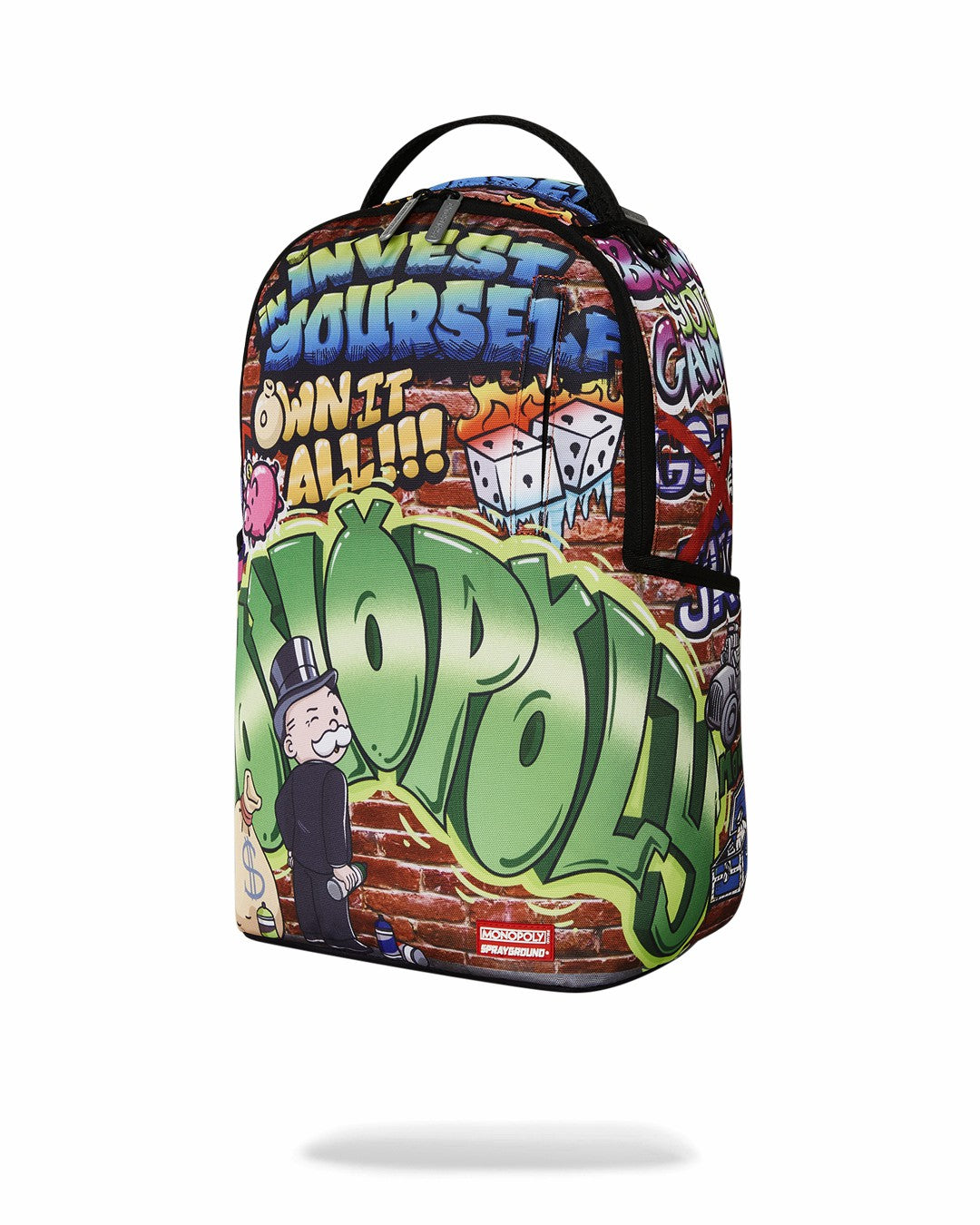 MONOPOLY GRAFFITI GOLD RUSH DLXR BACKPACK | Sprayground Special Offer
