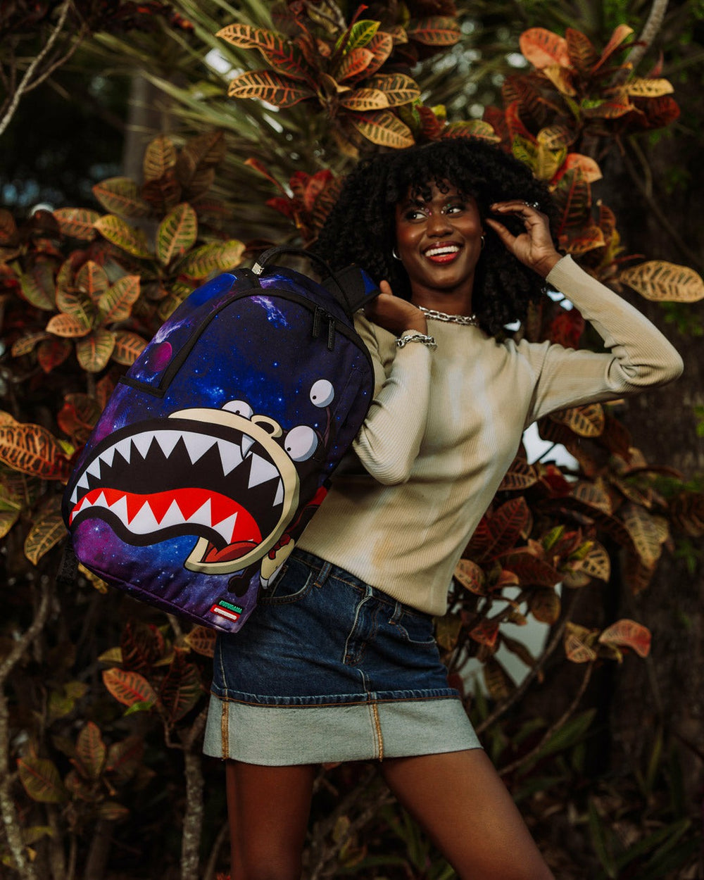 FUTURAMA NIBBLER EAT SHARK DLXR BACKPACK | Sprayground Hot Deal