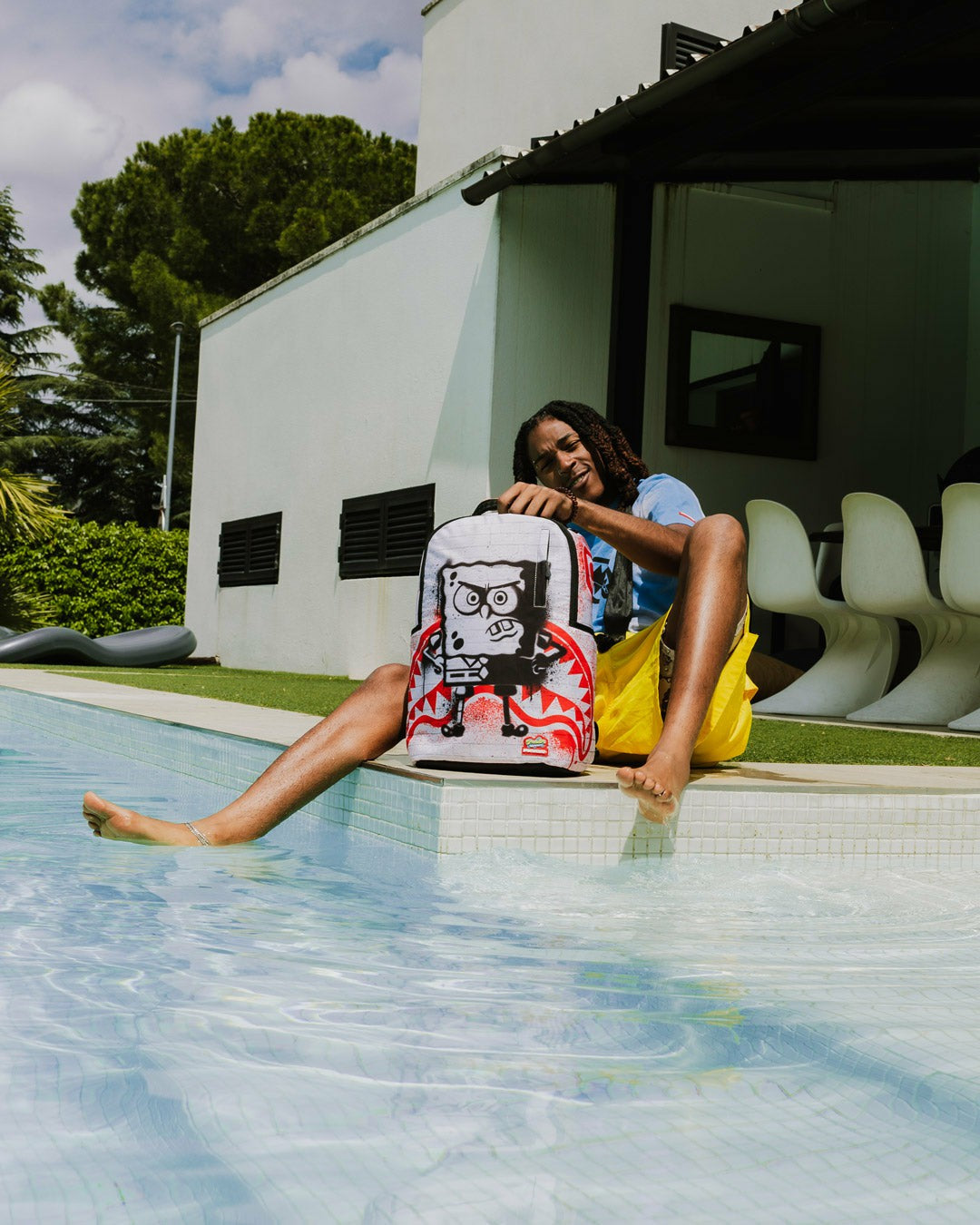 SPONGEBOB STENCIL WALL DLXR BACKPACK | Sprayground Value Deal