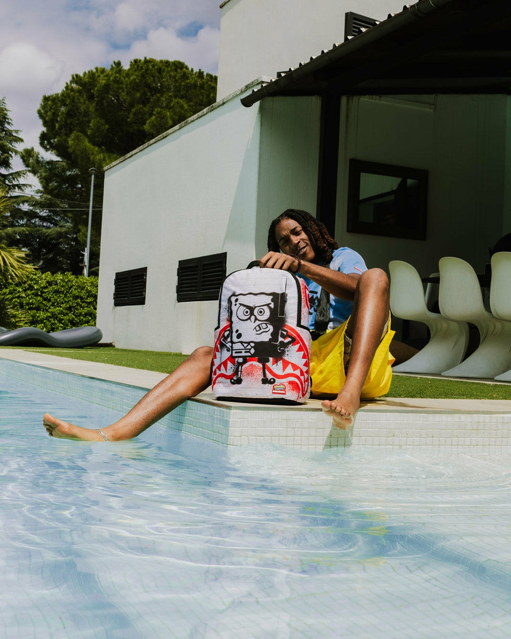 SPONGEBOB STENCIL WALL DLXR BACKPACK | Sprayground Value Deal