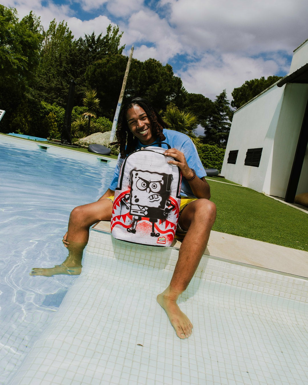 SPONGEBOB STENCIL WALL DLXR BACKPACK | Sprayground Value Deal