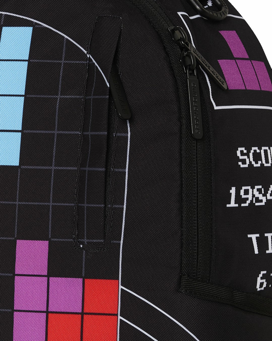 TETRIS WITH DIABLO AND MONEY BEAR BACKPACK | Sprayground Hot Deal